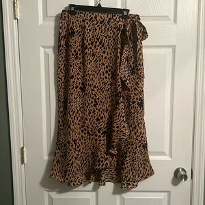 Umgee cheetah print skirt
